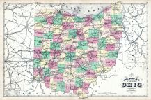 State Map - Railroad, Madison County 1875